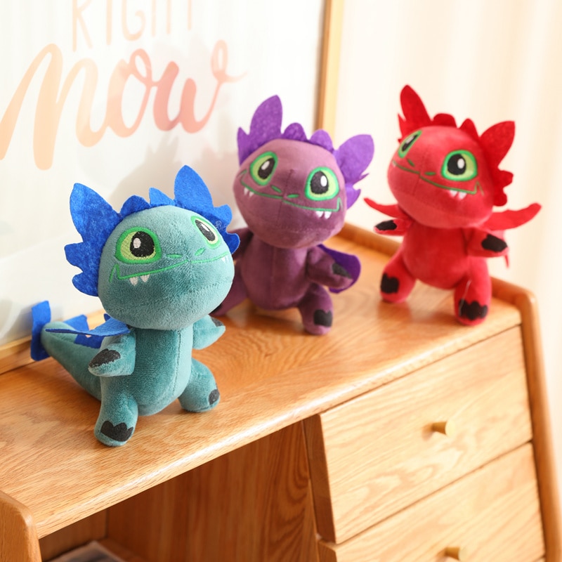 20cm Cartoon Anime Toothless Flying Dragon Dinosaur Kawaii Plush Toy Animal Doll Soft Peluche For Kids - Toothless Plush
